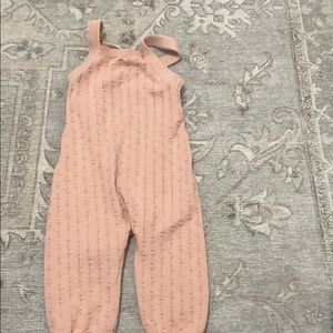 H&M pink baby girl jumpsuit.